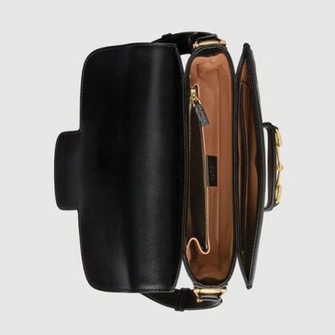 Gucci Çanta Horsebit Siyah - Gucci Canta Kadin 21 Horsebit 1955 Small Shoulder Bag Siyah