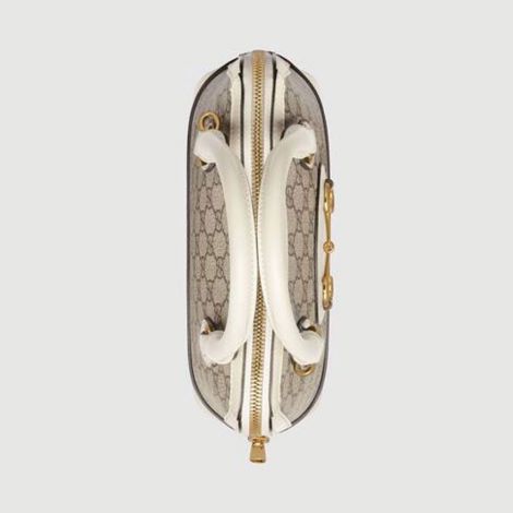 Gucci Çanta Horsebit Beyaz - Gucci Canta Kadin 21 Horsebit 1955 Small Top Handle Bag Beyaz