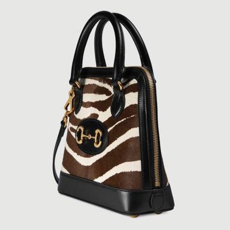 Gucci Çanta Horsebit Siyah - Gucci Canta Kadin 21 Horsebit 1955 Small Top Handle Bag Siyah
