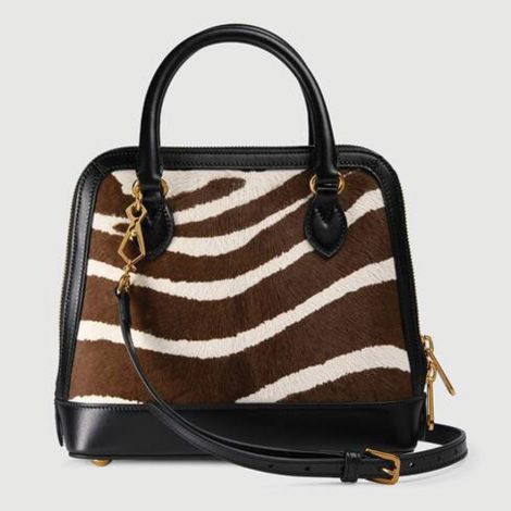 Gucci Çanta Horsebit Siyah - Gucci Canta Kadin 21 Horsebit 1955 Small Top Handle Bag Siyah