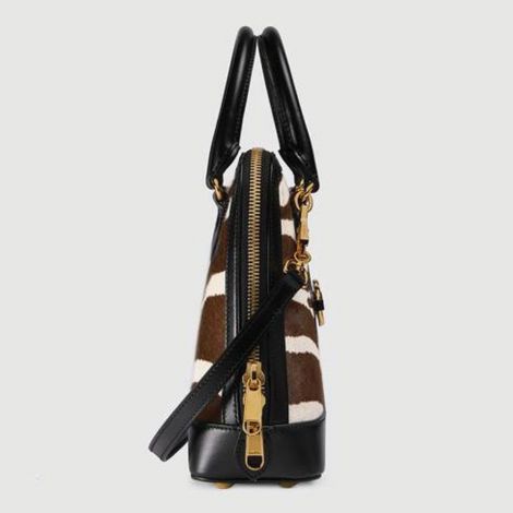 Gucci Çanta Horsebit Siyah - Gucci Canta Kadin 21 Horsebit 1955 Small Top Handle Bag Siyah