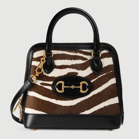 Gucci Çanta Horsebit Siyah - Gucci Canta Kadin 21 Horsebit 1955 Small Top Handle Bag Siyah