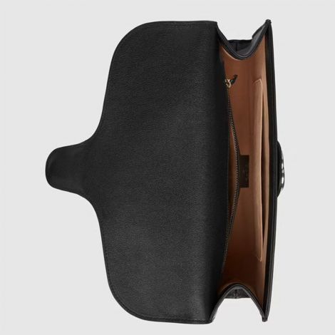 Gucci Çanta Clutch Double G Siyah - Gucci El Cantasi Clutch With Double G Black Siyah