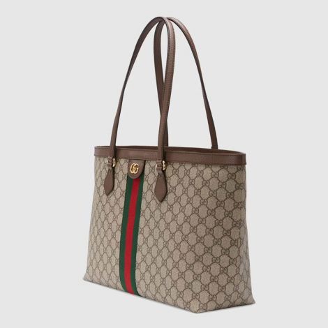Gucci Çanta Ophidia Bej - Gucci El Cantasi Ophidia Gg Medium Tote Beige Ebony Bej