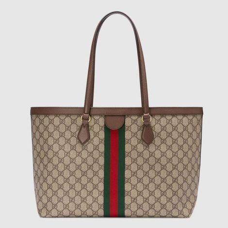 Gucci Çanta Ophidia Bej - Gucci El Cantasi Ophidia Gg Medium Tote Beige Ebony Bej