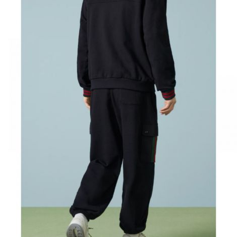 Gucci Eşofman Takımı Siyah - Gucci Erkek Esofman Gucci Esofman Takimi Gucci Men Tracksuit Gucci Erkek Esofman Takimi Siyah