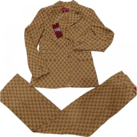 Gucci Takım Elbise Bej - Gucci Kadin Takim Elbise Gucci Women Suit 7022 Bej