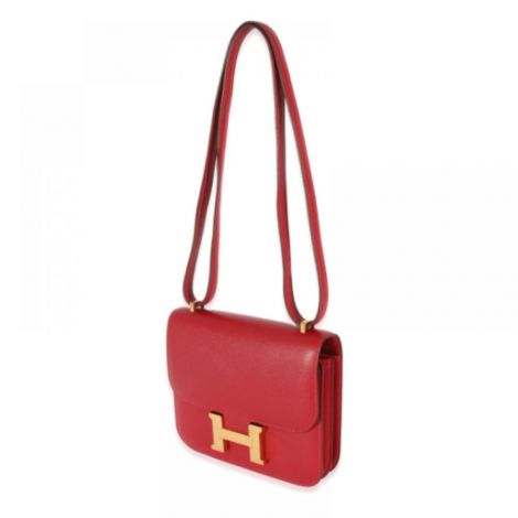 Hermes Çanta Constance Kırmızı - Hermes Constance Shoulder Bag Hermes Kadin Canta Hermes Canta Kirmizi