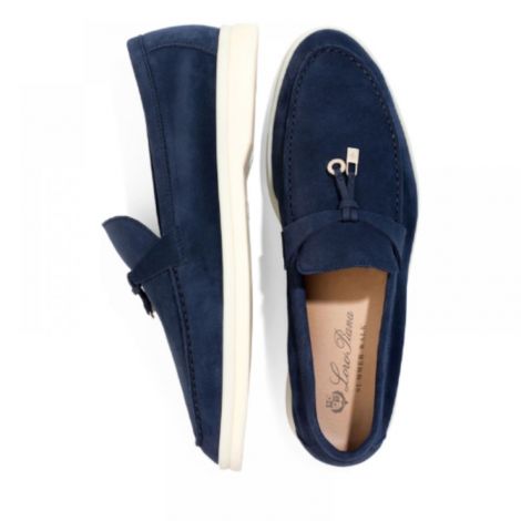 Loro Piana Ayakkabı Loafer Lacivert - Loro Piana Kadın Ayakkabı Lacivert