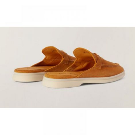 Loro Piana Terlik Loafer Kahverengi - Loro Piana Terlik Kadın Loro Piana Kadın Terlik Modelleri Kahverengi