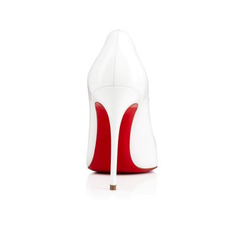 Christian Louboutin Ayakkabı Pigalle Beyaz - Christian Louboutin Klasik Pigalle Follies 100 Mm Beyaz