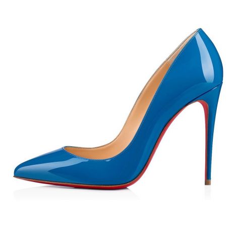 Christian Louboutin Ayakkabı Pigalle Mavi - Christian Louboutin Klasik Pigalle Follies 100 Mm Mavi