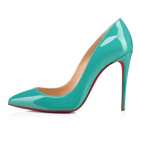 Christian Louboutin Ayakkabı Pigalle Turkuaz - Christian Louboutin Klasik Pigalle Follies 100 Mm Turkuaz