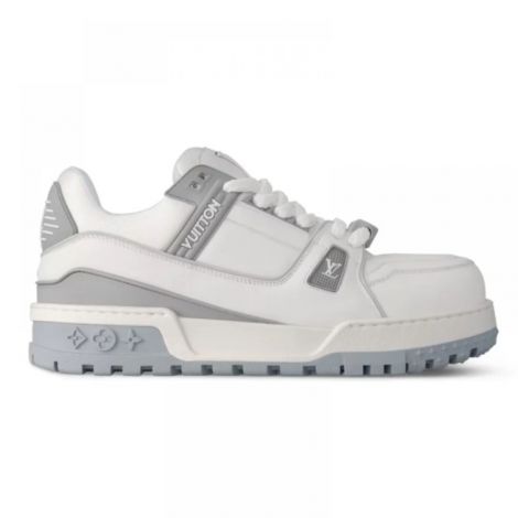 Louis Vuitton Ayakkabı Maxi Trainer Beyaz-Gri - Louis Vuitton Kadin Ayakkabi Louis Vuitton Ayakkabi Louis Vuitton Women Shoes Louis Vuitton Sneaker Louis Vuitton Trainer Maxi Sneaker Beyaz Gri