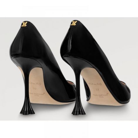 Louis Vuitton Ayakkabı Blossom Topuklu Ayakkabı Siyah - Louis Vuitton Kadin Ayakkabi Louis Vuitton Topuklu Ayakkabi Louis Vuitton Woman Shoes Louis Vuitton Blossom Pump Siyah