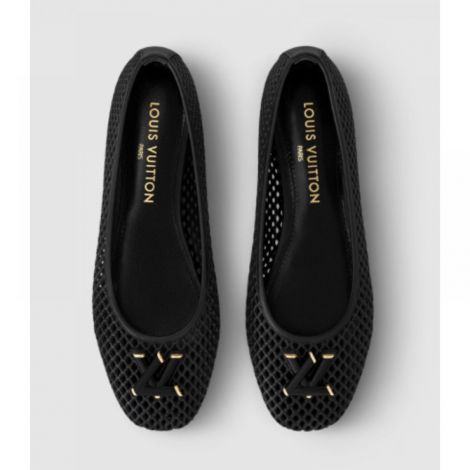 Louis Vuitton Babet Shake Flat Siyah - Louis Vuitton Kadin Babet Louis Vuitton Babet Louis Vuitton Woman Shake Flat Ballerina Siyah