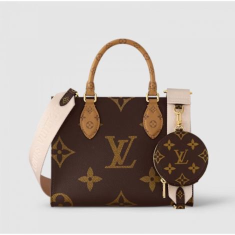 Louis Vuitton Çanta  OnTheGo PM Kahverengi - Louis Vuitton OnTheGo PM Canta Louis Vuitton Kadin Canta Louis Vuitton Canta Kahverengi