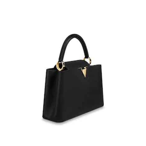 Louis Vuitton Çanta Capucines Siyah - Louis Vuitton Canta Lvc Capucines Pm Taurillon Siyah