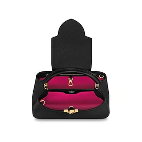 Louis Vuitton Çanta Capucines Siyah - Louis Vuitton Canta Lvc Capucines Pm Taurillon Siyah