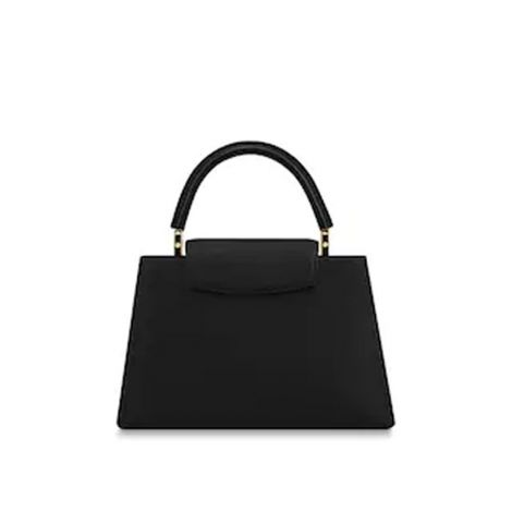 Louis Vuitton Çanta Capucines Siyah - Louis Vuitton Canta Lvc Capucines Pm Taurillon Siyah
