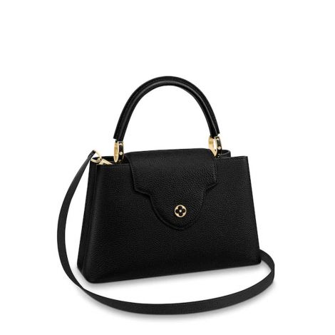 Louis Vuitton Çanta Capucines Siyah - Louis Vuitton Canta Lvc Capucines Pm Taurillon Siyah