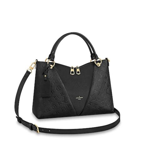 Louis Vuitton Çanta V Tote Siyah - Louis Vuitton Canta Lvc V Tote Mm Monogram Empreinte Siyah