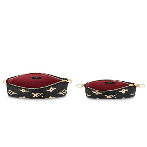 Louis Vuitton Çanta Bicolor Monogram Siyah - Louis Vuitton Canta Multi Pochette Accessoires Bicolor Monogram Empreinte Black Siyah