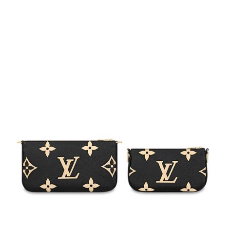 Louis Vuitton Çanta Bicolor Monogram Siyah - Louis Vuitton Canta Multi Pochette Accessoires Bicolor Monogram Empreinte Black Siyah
