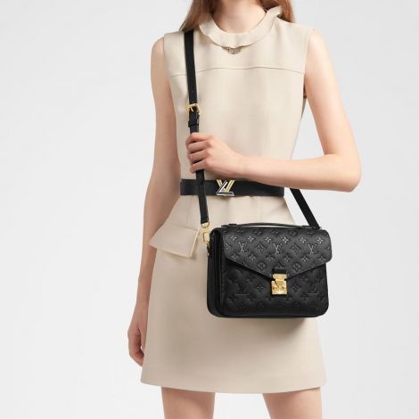 Louis Vuitton Çanta Pochette Siyah - Louis Vuitton Canta Pochette Metis Monogram Empreinte Bag Siyah