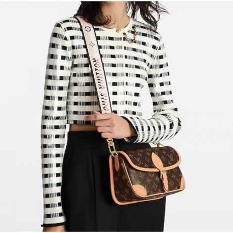 Louis Vuitton Çanta Diane Kahverengi - Louis Vuitton Diane Black Bag Louis Vuitton Kadin Canta Louis Vuitton Canta Kahverengi