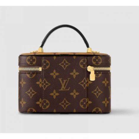 Louis Vuitton Çanta Vanity Chain Pouch Kahverengi - Louis Vuitton Vanity Chain Pouch Canta Louis Vuitton Kadin Canta Louis Vuitton Canta Kahverengi