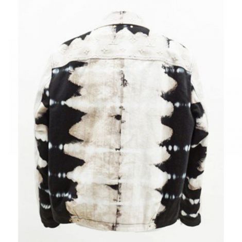 Louis Vuitton Denim Ceket Beyaz-Lacivert - Louis Vuitton Ceket Louis Vuitton Erkek Ceket Louis Vuitton Denim Jacket Beyaz Lacivert