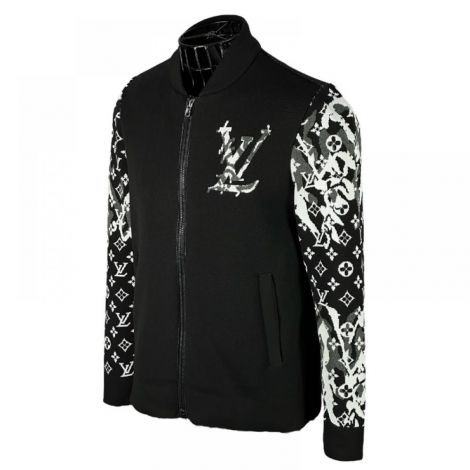Louis Vuitton Bomber Ceket siyah - Louis Vuitton Erkek Ceket Louis Vuitton Ceket Louis Vuitton Men Jacketsiyah