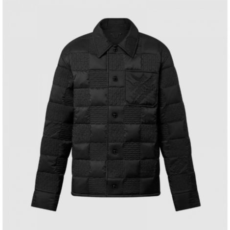 Louis Vuitton Mont Damier Siyah - Louis Vuitton Erkek Mont Louis Vuitton Men Jacket Louis Vuitton Damier Mont Siyah