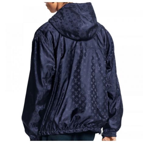 Louis Vuitton Rüzgarlık LV Monogram Lacivert - Louis Vuitton Erkek Mont Louis Vuitton Mont Louis Vuitton Men Windbraker Louis Vuitton Ruzgarlik Lacivert