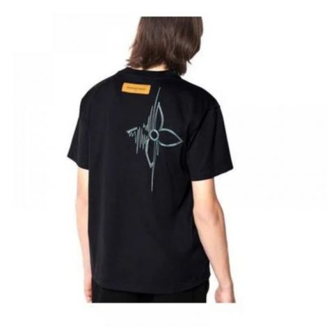 Louis Vuitton LV Frequency Tişört Siyah - Louis Vuitton LV Frequency Graphic Black Siyah