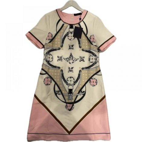 Louis Vuitton Elbise Pembe - Louis Vuitton Elbise Louis Vuitton Kadin Elbise Louis Vuitton Woman Dress 9964 Pembe