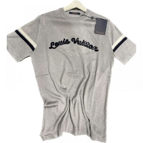 Louis Vuitton T-Shirt Logo Gri - Louis Vuitton Erkek T Shirt Louis Vuitton Logo Louis Vuitton Erkek Tisort Gri