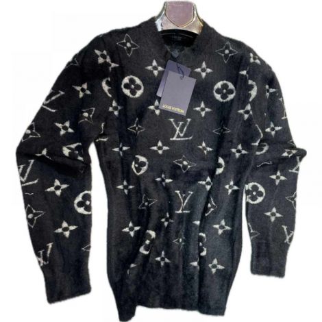 Louis Vuitton Sweatshirt Siyah - Louis Vuitton Kadin Sweatshirt Louis Vuitton Sweatshirt 3605 Siyah