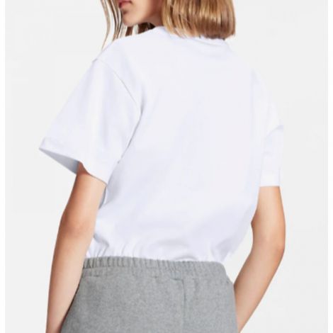 Louis Vuitton LV Globe T-Shirt - Louis Vuitton Lv Globe T Shirt White Tişört Beyaz