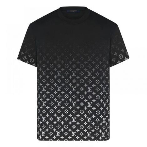 Louis Vuitton LV Monogram Tişört Siyah - Louis Vuitton Monogram T Shirt Black Siyah