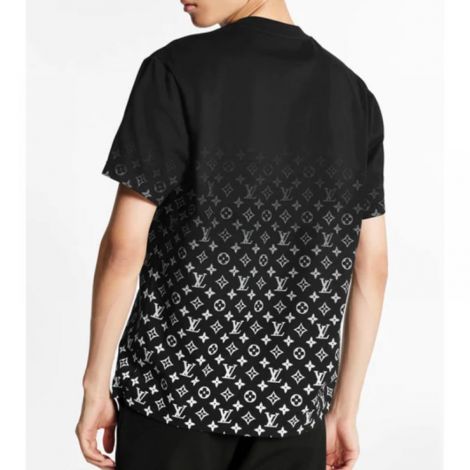 Louis Vuitton LV Monogram Tişört Siyah - Louis Vuitton Monogram T Shirt Black Siyah