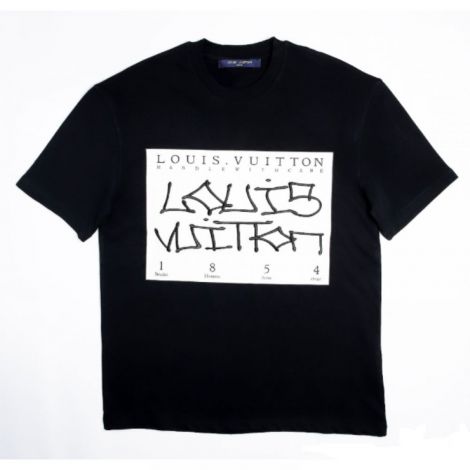 Louis Vuitton Signature T-Shirt Siyah - Louis Vuitton Signature T Shirt Signature Louis Vuitton Tişört Siyah