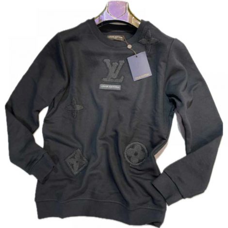 Louis Vuitton Sweatshirt Siyah - Louis Vuitton Sweatshirt Louis Vuitton Kadin Sweatshirt 3616 Siyah