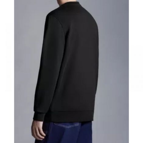 Moncler Sweatshirt Logo Siyah - Moncler Logo Sweatshirt Moncler Erkek Sweatshirt Moncler Sweatshirt Siyah