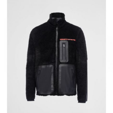 Prada Mont Linea Rossa Siyah - Prada Erkek Mont Prada Mont Prada Men Jacket Prada Linea Rossa Mont Siyah