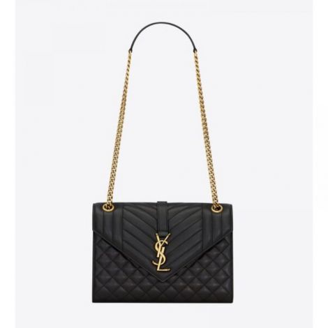 Saint Laurent Çanta Envelope Siyah - Saint Laurent Kadin Canta Saint Laurent Canta Saint Laurent Woman Bag Saint Laurent Envelope Siyah