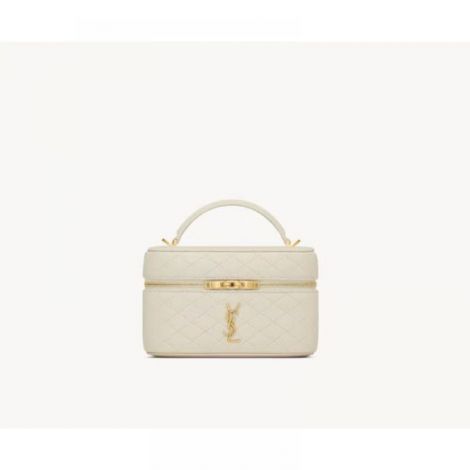Saint Laurent Çanta Gaby Vanity Beyaz - Yves Saint Laurent Canta Saint Laurent Women Bag Ysl Canta Gaby Vanity Beyaz