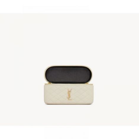 Saint Laurent Çanta Gaby Vanity Beyaz - Yves Saint Laurent Canta Saint Laurent Women Bag Ysl Canta Gaby Vanity Beyaz