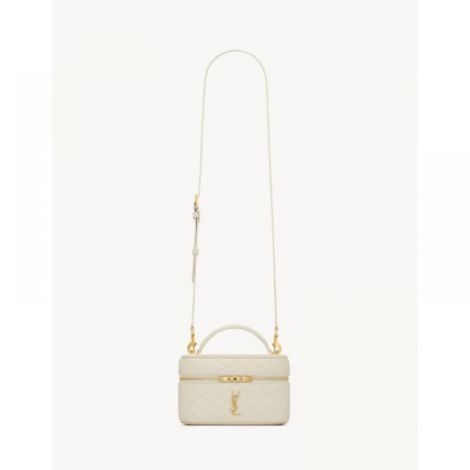 Saint Laurent Çanta Gaby Vanity Beyaz - Yves Saint Laurent Canta Saint Laurent Women Bag Ysl Canta Gaby Vanity Beyaz